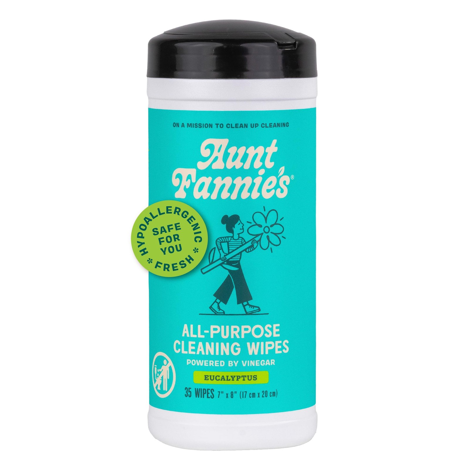 Aunt Fannie’s Natural Cleaning Vinegar 35 Count (Pack of 1), Eucalyptus