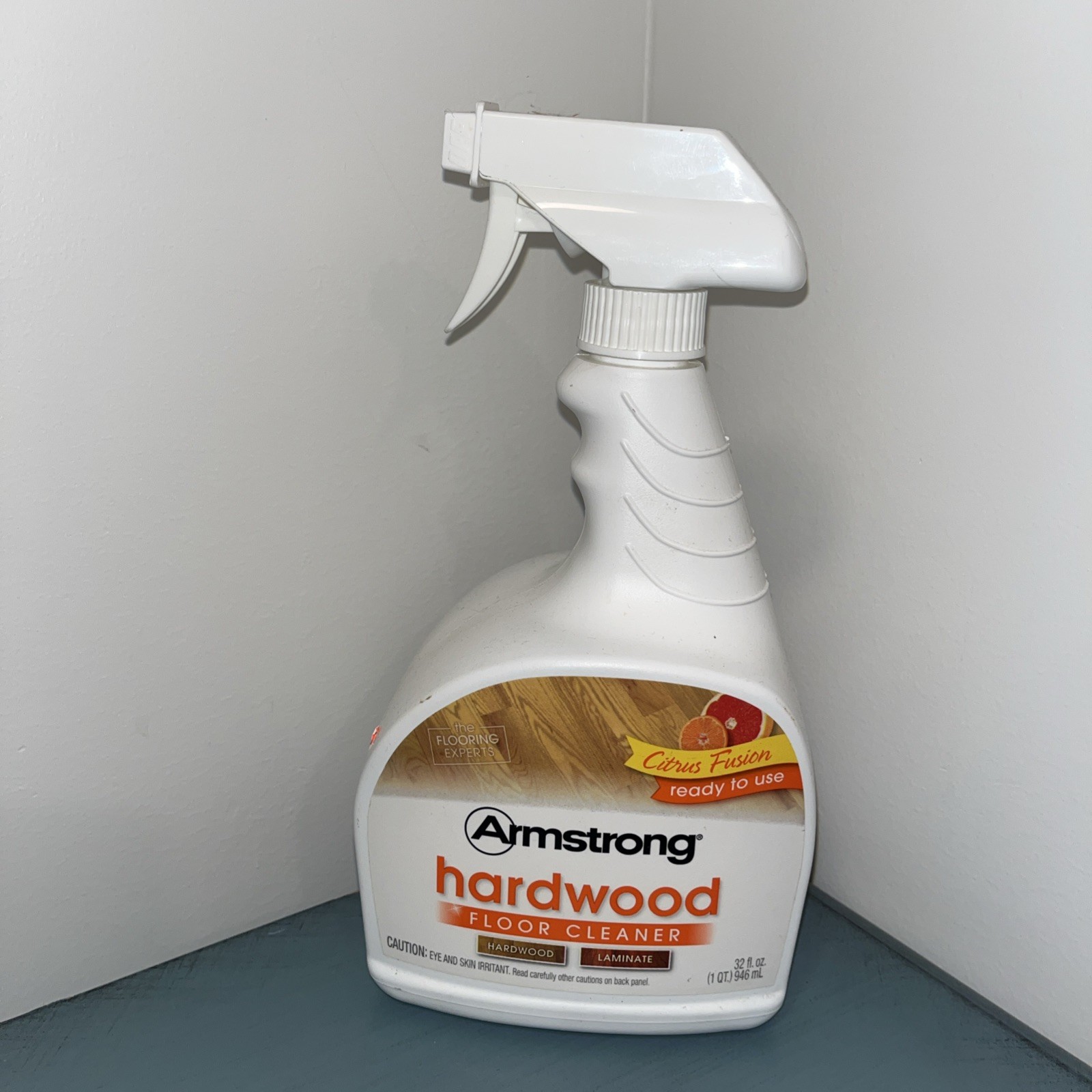 READ Armstrong Hardwood Laminate Floor Cleaner 32 Oz HTF Citrus Fusion