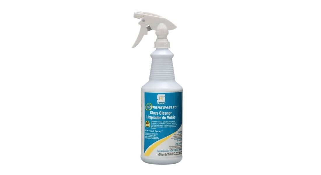 BioRenewables 1 Quart Waterfall Scent Glass Cleaner RTU Blue