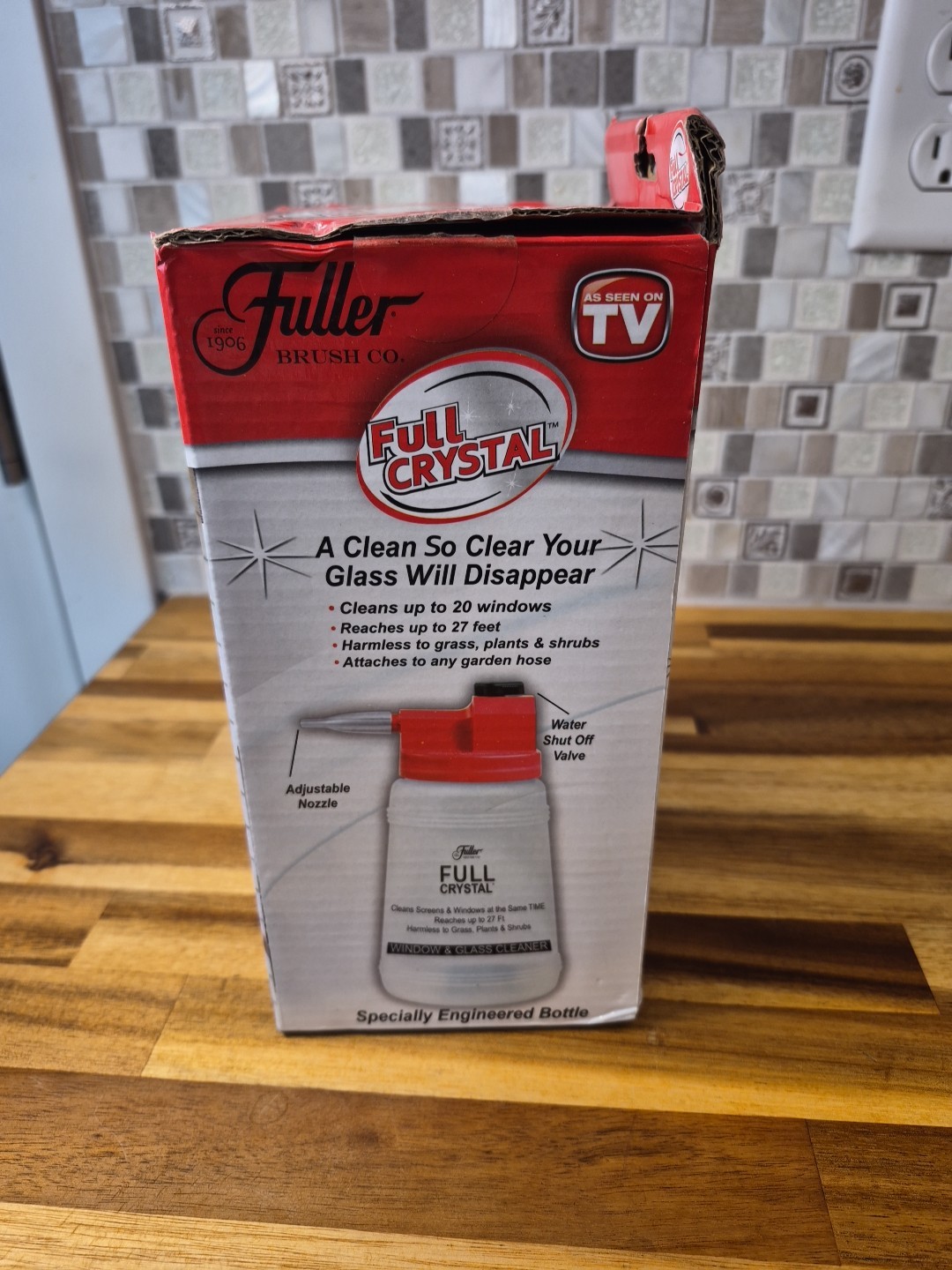 Fuller Brush Crystal Window & Outdoor Surface Cleaner FBFC-6 Kit New Open Box