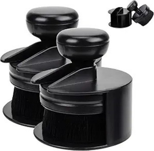 2 PCS Tire Shine Applicator Brush, Tire Dressing Brush Applicator with Seal Cove