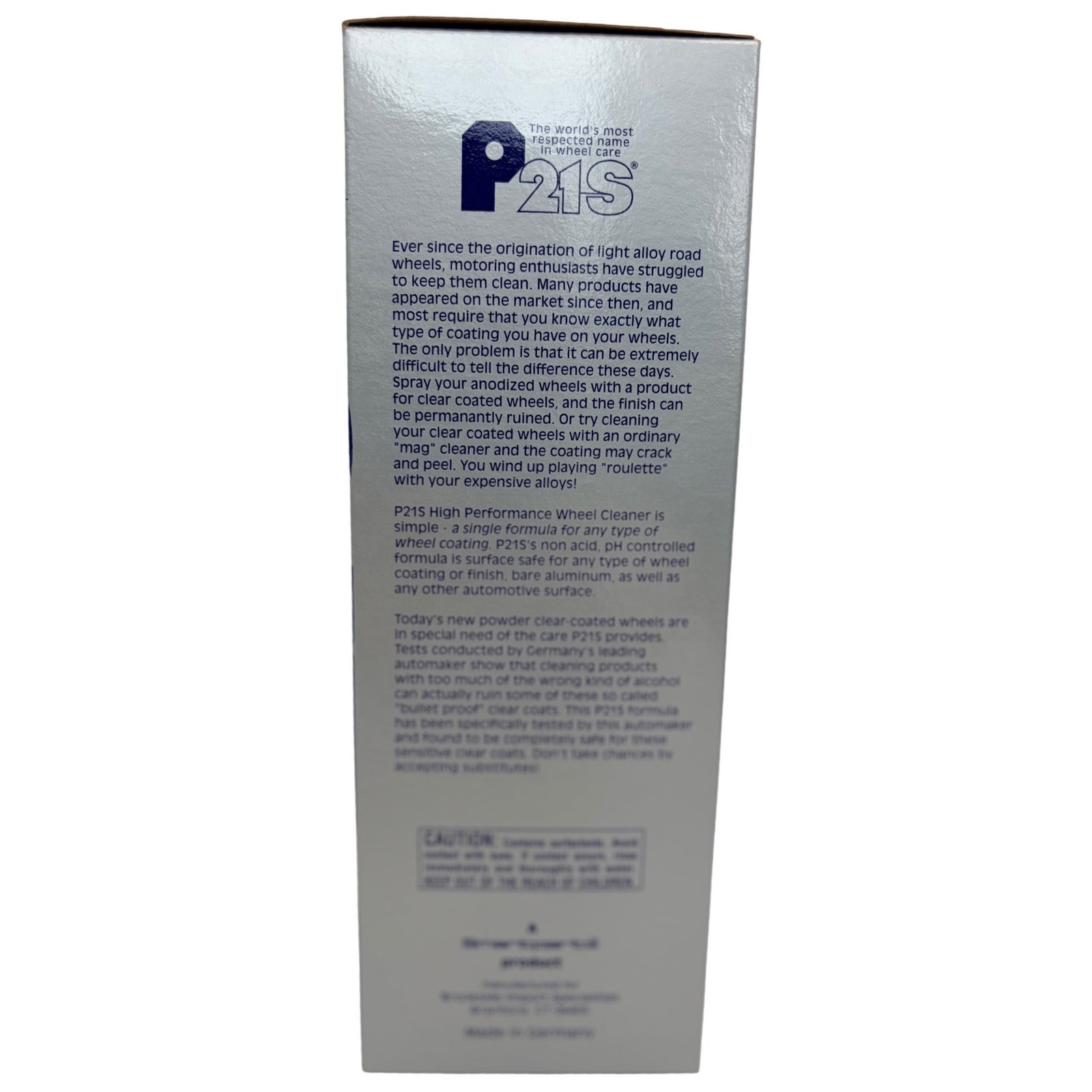 P21S High Performance Wheel Cleaner Kit 500ml Non-Acid pH-Controlled Germany
