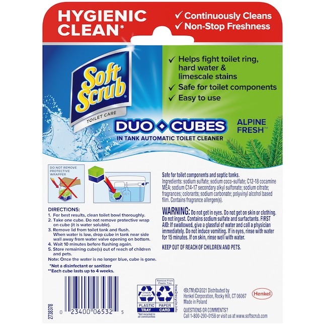 Soft Scrub 4-Count Alpine Fresh Toilet Bowl Cleaner