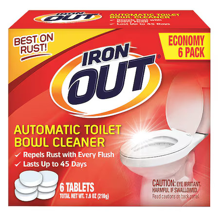 Iron Out At46n Toilet Bowl Cleaner, 7.6 Oz, Box, Pk4