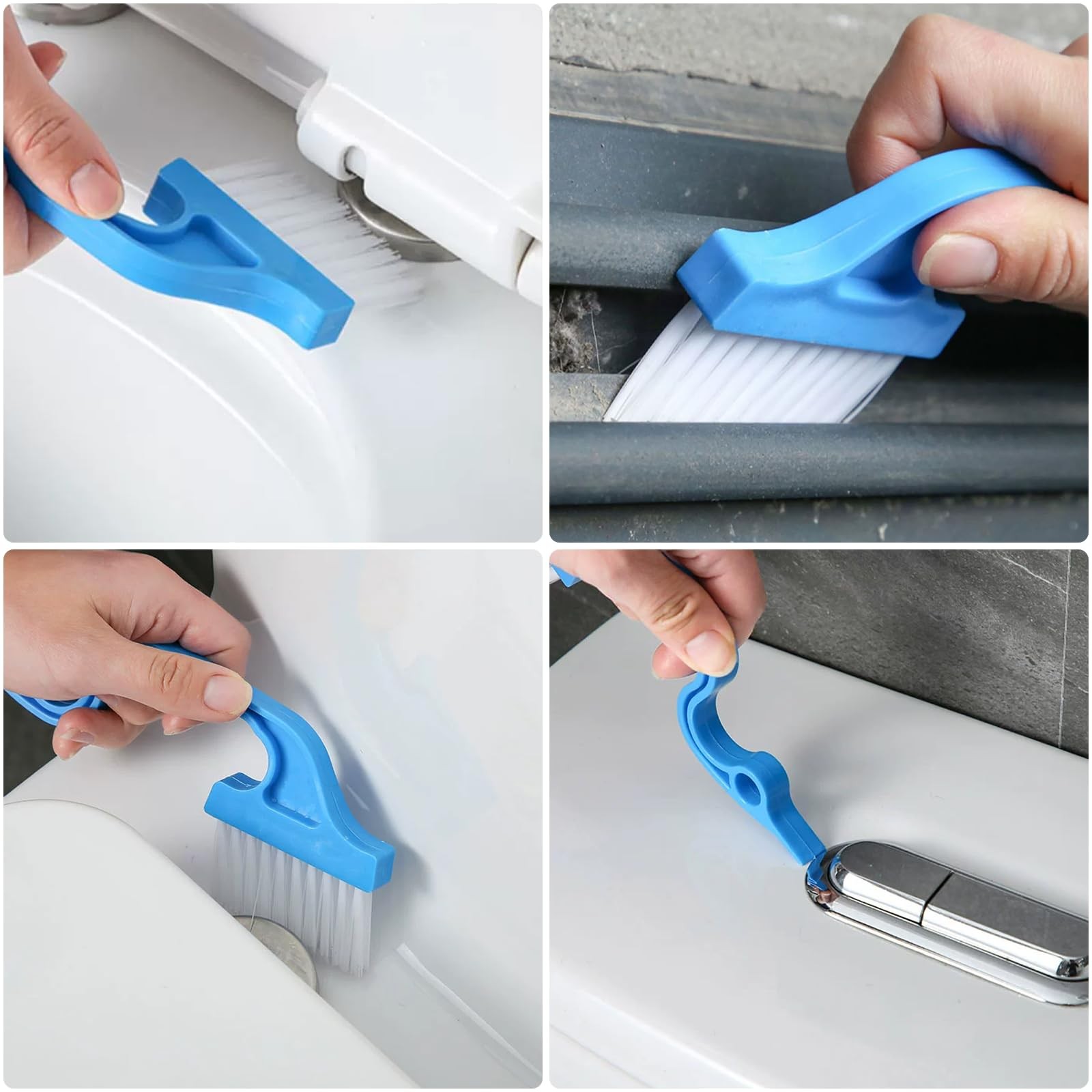 9 Pcs Crevice Cleaning Brush, Bathroom Gap Brush, Hand-held Groove Gap Cleani…