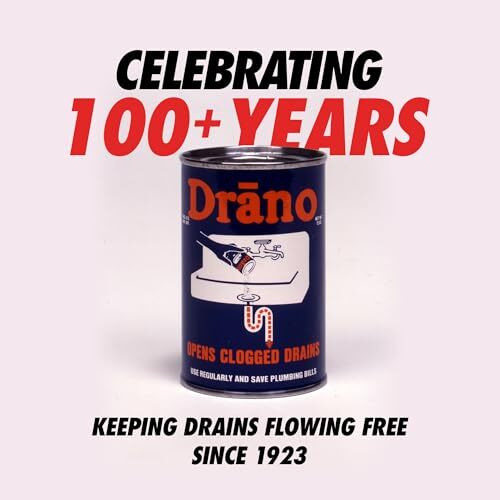 Drano Max Build Up Remover 60 Fl Oz Prevents Clogs Safe For Pipes Monthly Use