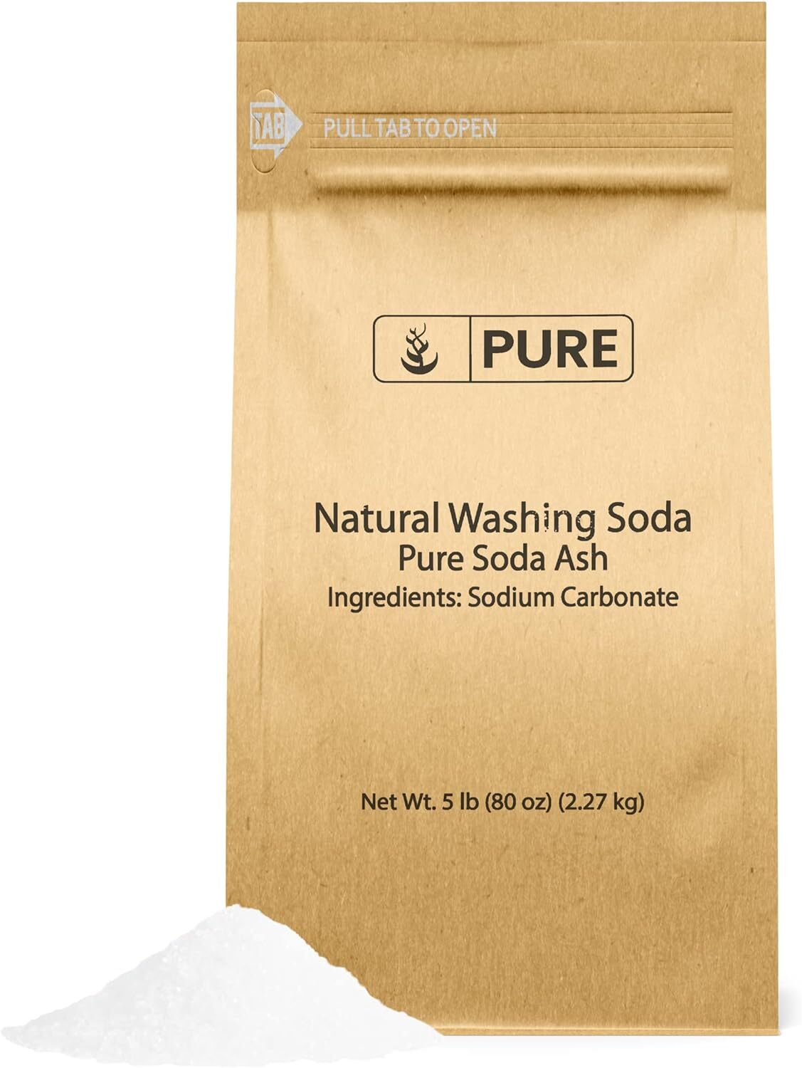Limpiador Multiusos Con Bicarbonato De Sodio Natural (5 Lb), Agua