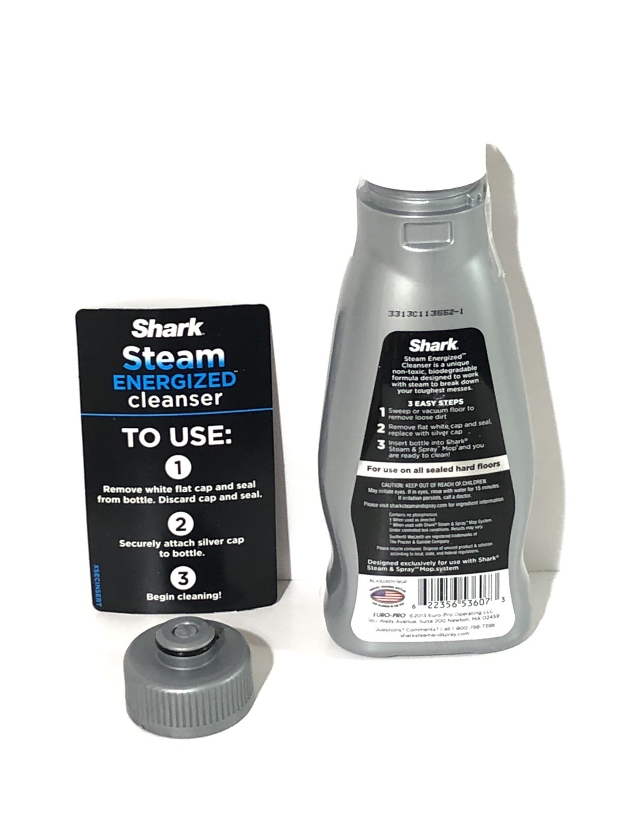New SHARK Steam Energized Cleanser Multi Floor Waterfall Fresh 20oz