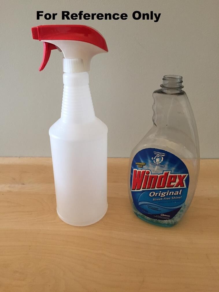 4 Pack 32oz Plastic Bottle w/ Cap Mist Nozzle Trigger Spray Empty Cleaning Water