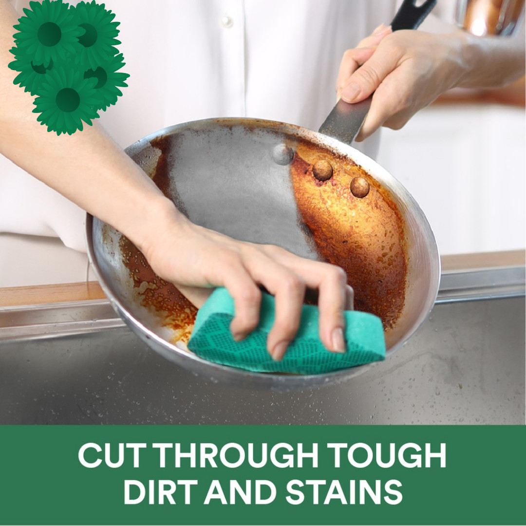 Twin pack x2 ➡️ 🆕3M Scotch Brite Scrub Dots Heavy Duty Scrub Sponge ~ 🇲🇾