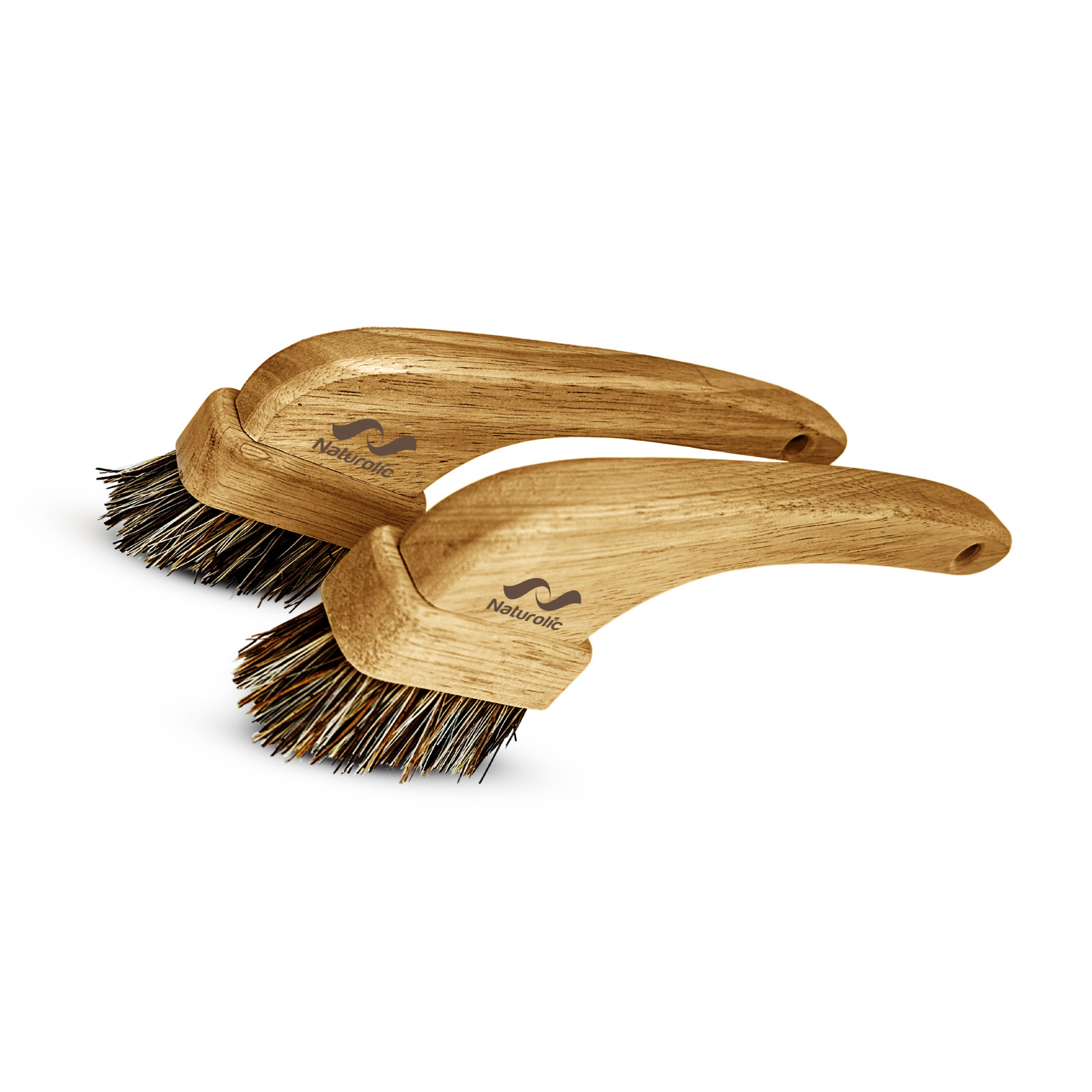 Naturolic All-Natural Grout Brush Set | Pack of 2