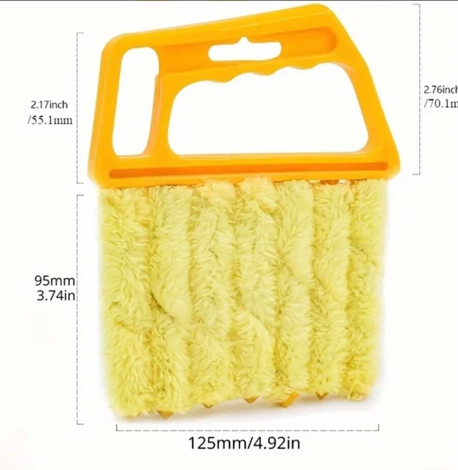 7 Slat Venetian Blind Cleaner Brush Duster Blinds Easy Cleaning Tools Washable