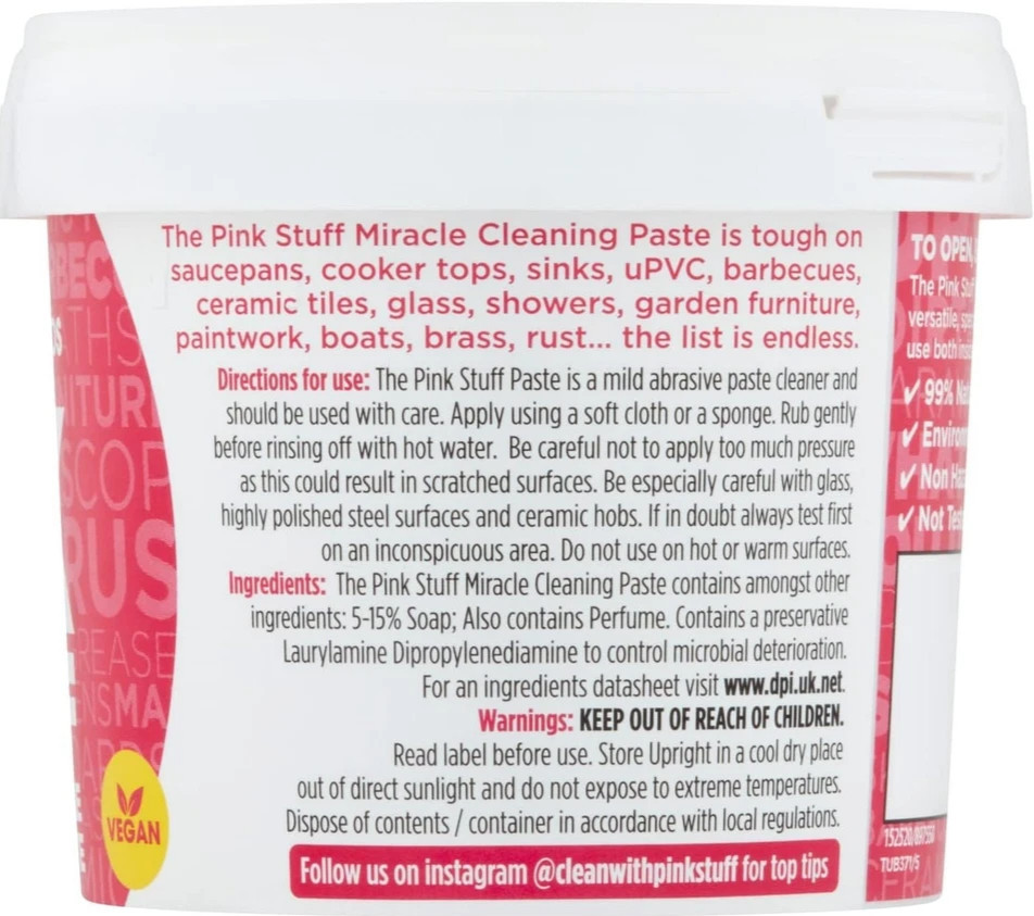Stardrops The Pink Stuff, Miracle Cleaning Paste, All-Purpose Cleaner, 17.63 oz