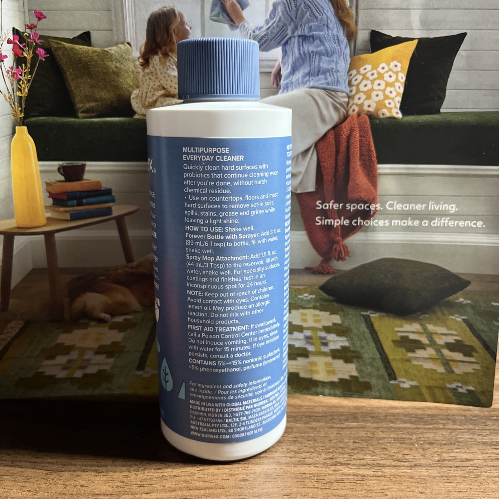 Norwex Multipurpose Everyday Cleaner Probiotics Countertop Floor Concentrate