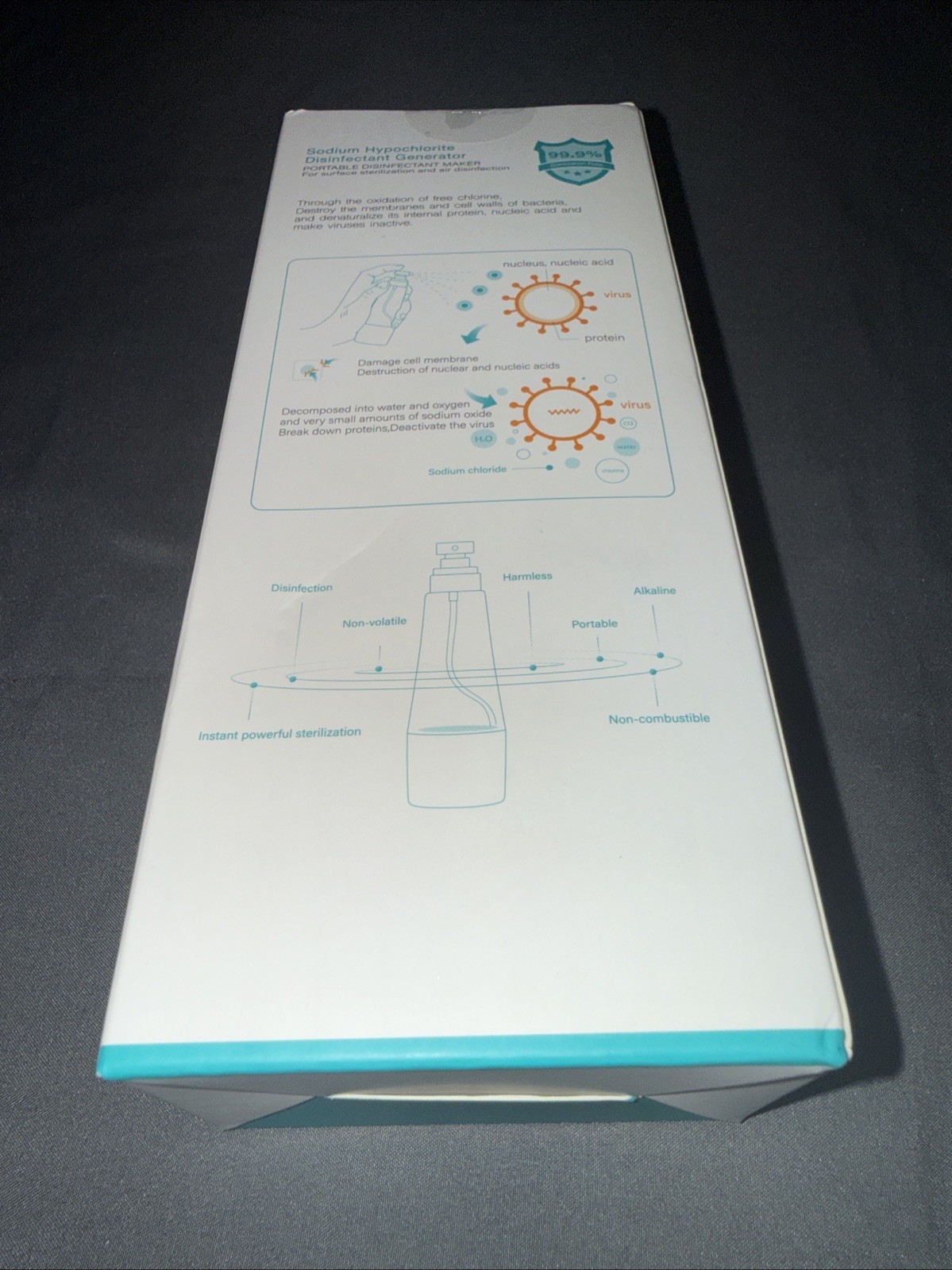 Portable Disinfectant Maker – Disinfectant Liquid Making Machine Brand New In BX