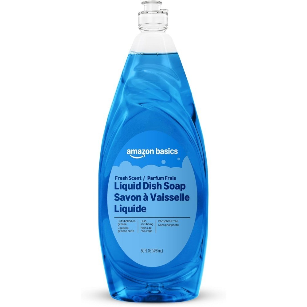 Dish Soap, Fresh Scent, 50 fl oz, Pack of 1, Packaging May Vary