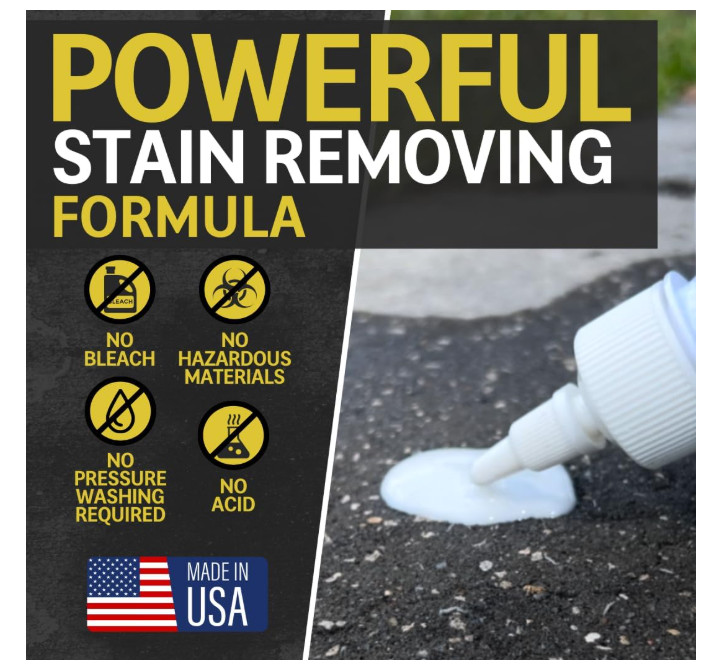 Chomp Pull It Out Oil/Stain Remover for Concrete, Grease, Remover for Garage …