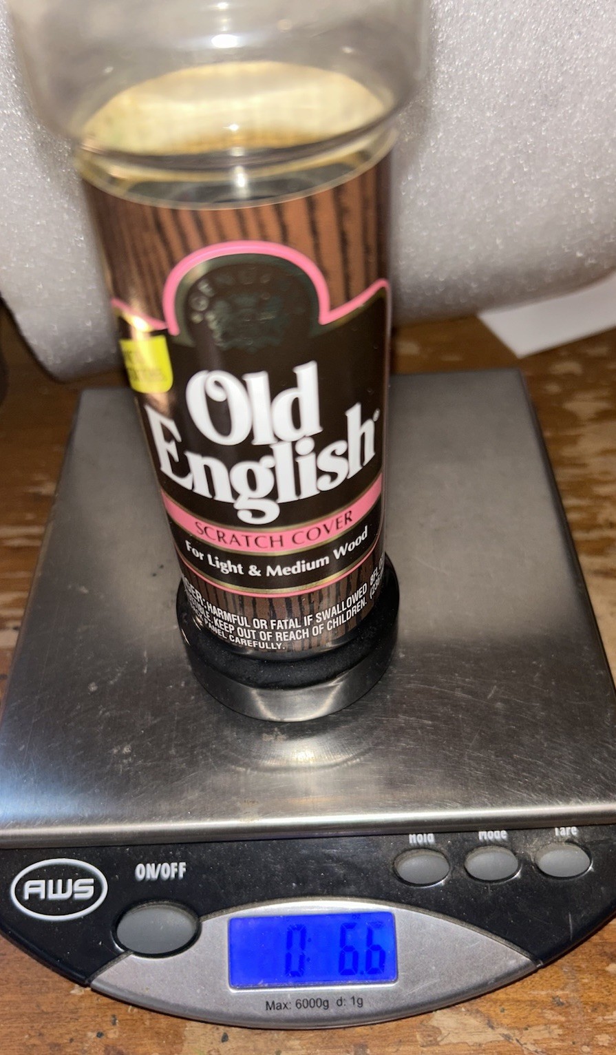 Old English Scratch Cover For Light To Medium Woods 8 oz Pink Cap *READ BELOW*