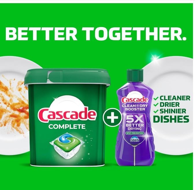 Cascade Complete Dishwasher Pods – Fresh Scent ActionPacs, Dishwasher Detergent,