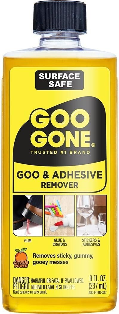 Goo Gone Original Liquid – Surface Safe Adhesive Remover – Safely removes Stick