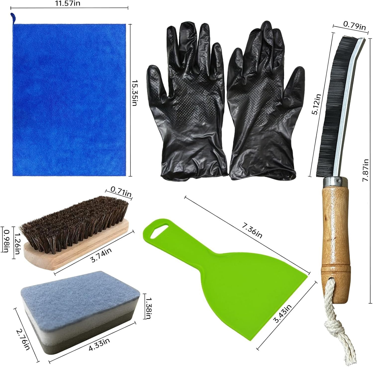 Headstone Cleaner Kit for Grave Cleaning, Cemetery Granite Gravestone Cleaner
