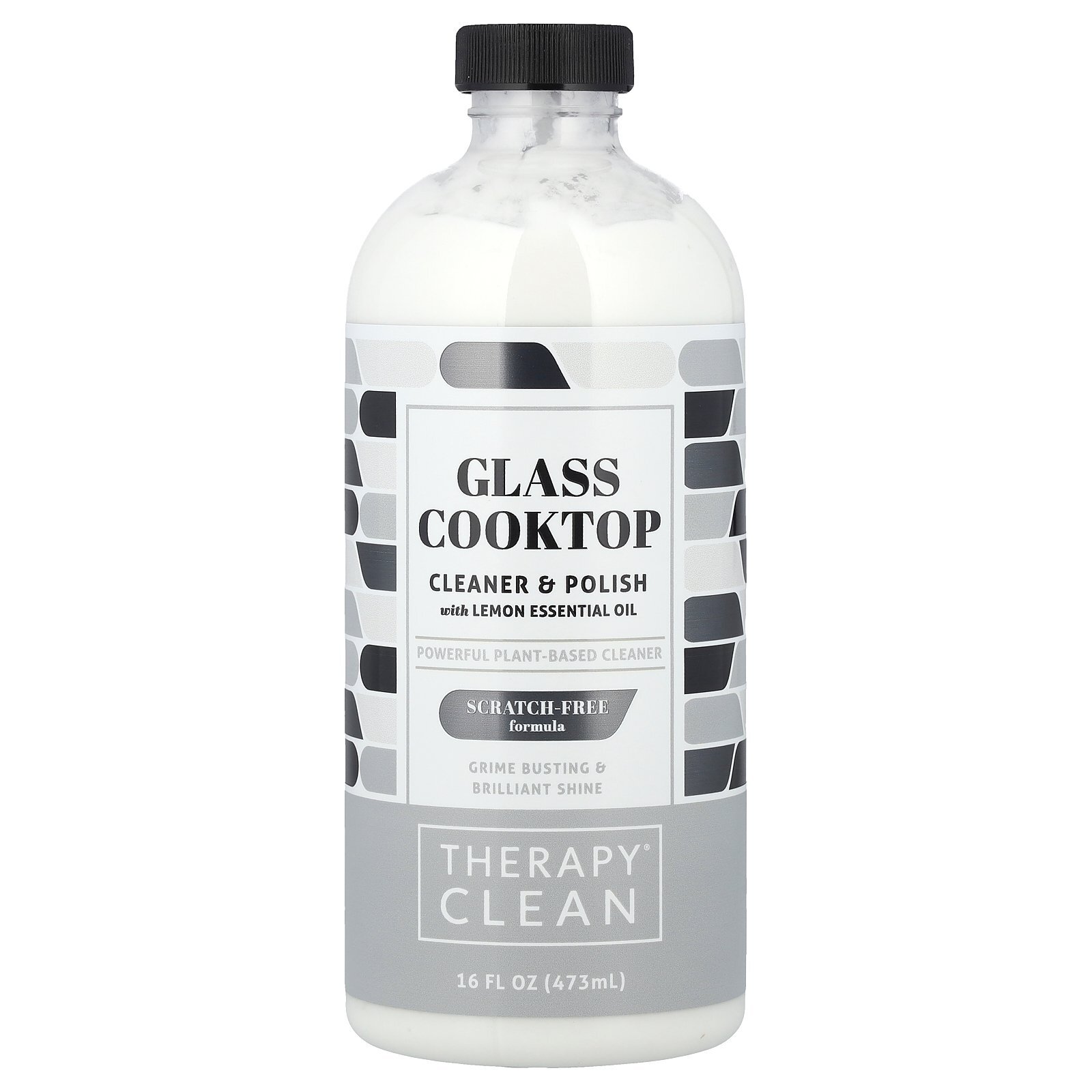 Glass Cooktop, Cleaner & Polish with Lemon Essential Oil, 16 fl oz (473 ml)