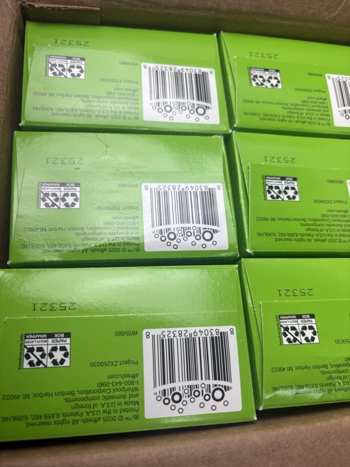 6 BOXES Affresh Dishwasher Cleaner 6 Tablets In EACH BOX TOTAL OF 36