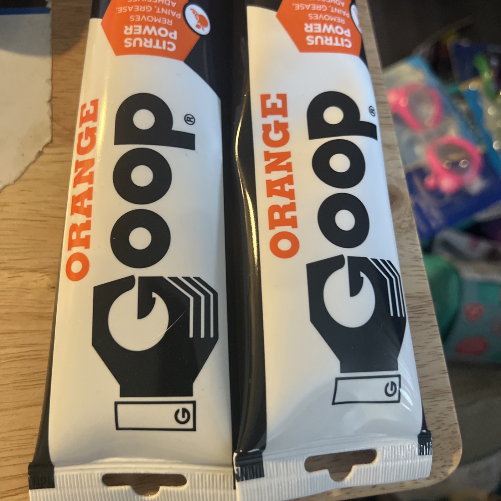 2x GOOP Orange Hand Cleaner Heavy Duty Citrus Power Mechanic 5 ounce tube
