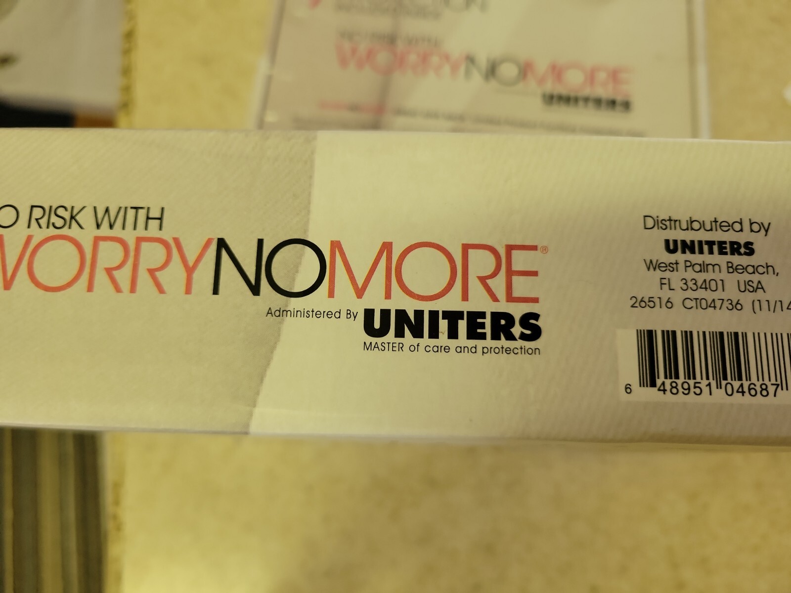 No Risk With “WORRY NO MORE”- New Protection Kits-2 for the price of one!
