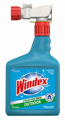 Windex 10122 Outdoor Window & Surface Cleaner, 32 oz. Concentrate – Quantity 1