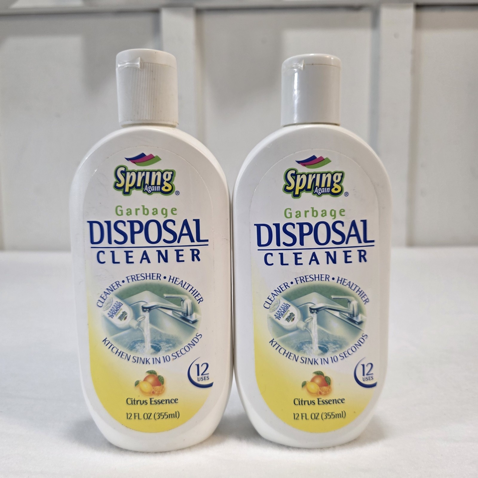 Spring Again Garbage Disposal Cleaner 12 Oz. Both Partially Used x2