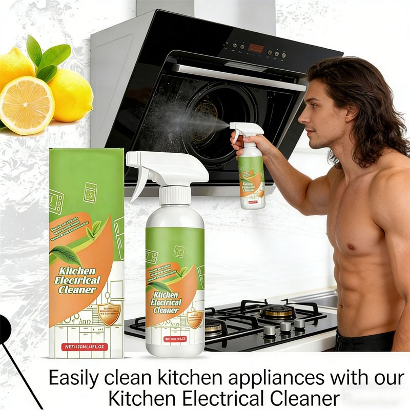 120ML Electrolyzed Ion Kitchen Cleaner Spray, Cleanse Kitchen Appliance Cleaner