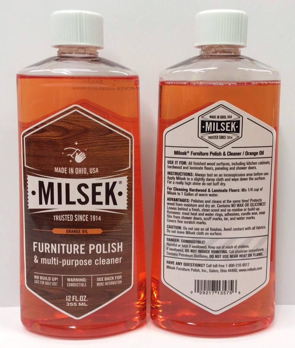 Milsek Polish Multi Purpose Cleaner Antique Restorer Vinyl Stainless Furniture