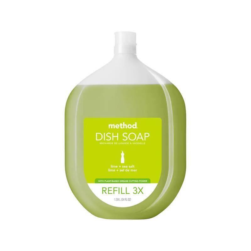 Method Lime/Sea Salt Scent Liquid Dish Soap Refill 54 oz