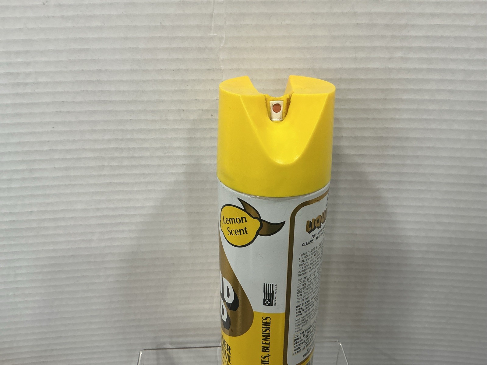 Scott’s Liquid Gold 12 oz Lemon Scent Wood Cleaner Prop 1/2 full VTG Rare find