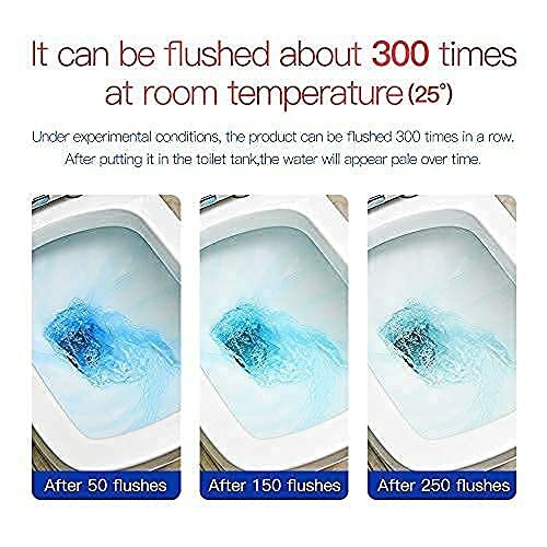 Automatic Toilet Bowl Cleaner Tablets Bathroom Toilet Tank Cleaner,Blue, 18 Pack