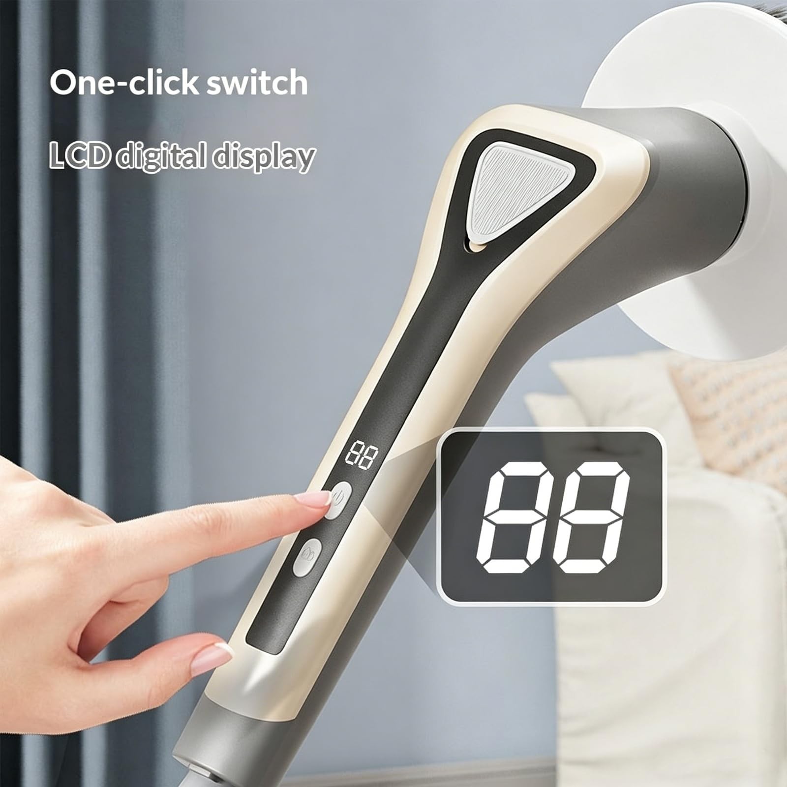 Electric Spin Scrubber, Full-Body Spray Cleaning Solution Waterproof Bathroom…