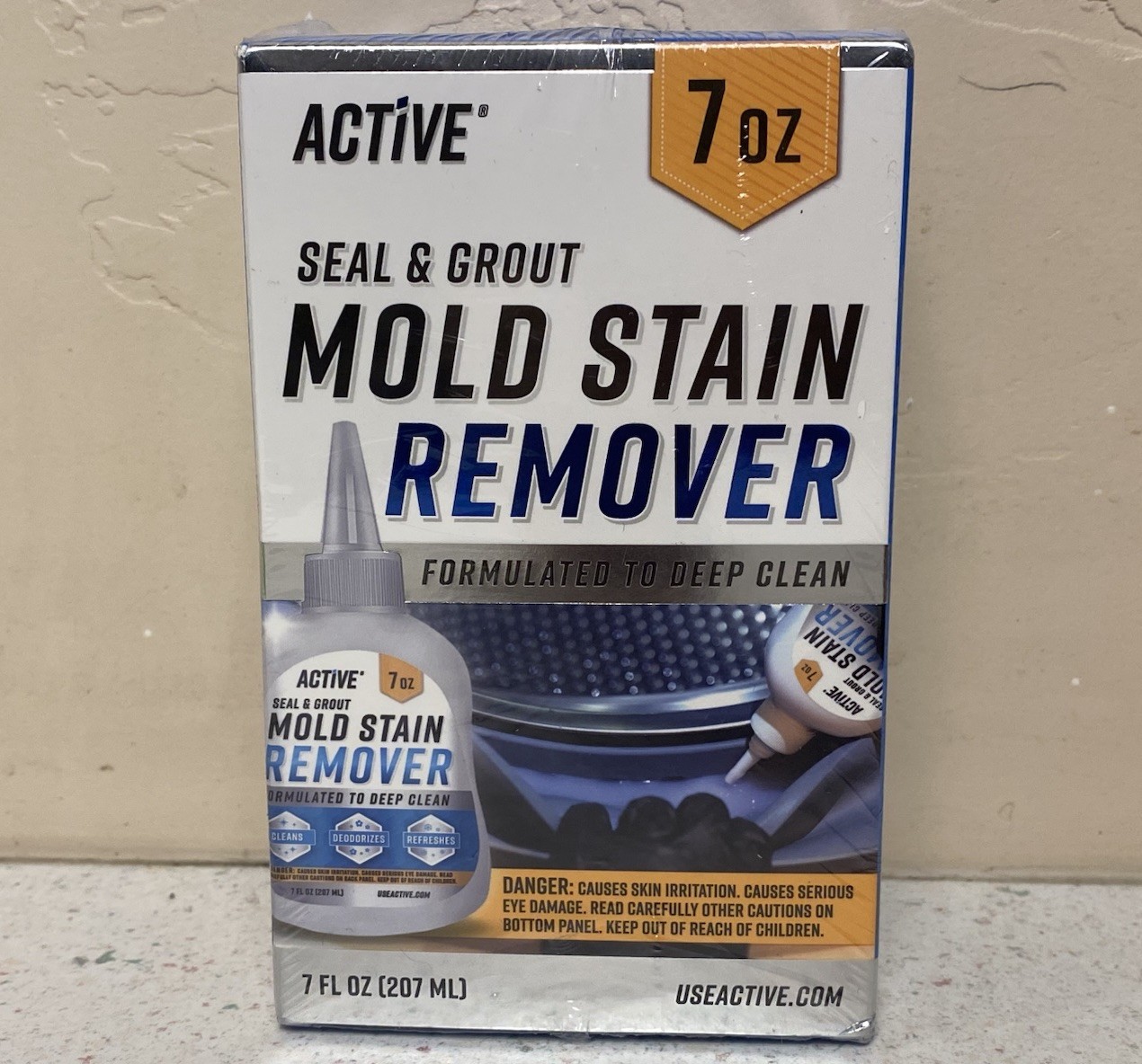 Active Seal & Grout Mold Stain Remover Deep Clean 7oz