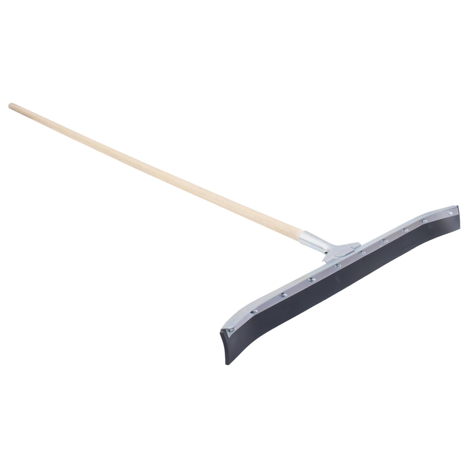 Asphalt Squeegee, 36 Inch Neoprene Curved Blade, 60 Inch Wood Handle, Reversi…