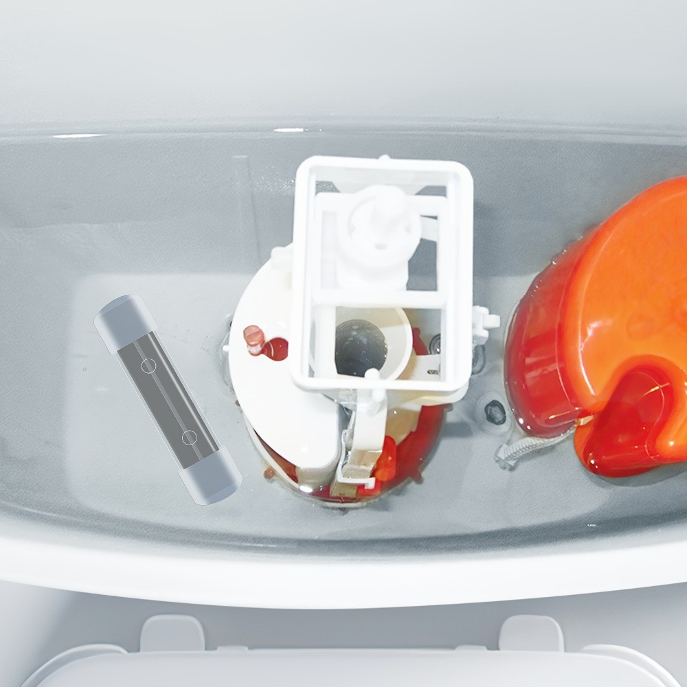 Magnetic-Activated Compact Mineral-Blocking 4-Pack Automatic Toilet Tank Cleaner