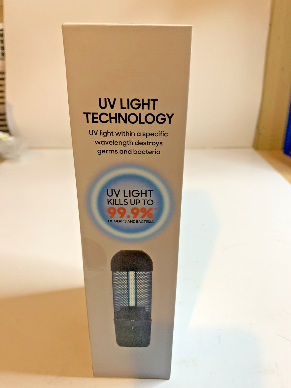 Sharper Image Portable Sanitizing Lamp – Rechargeable & Chemical-Free