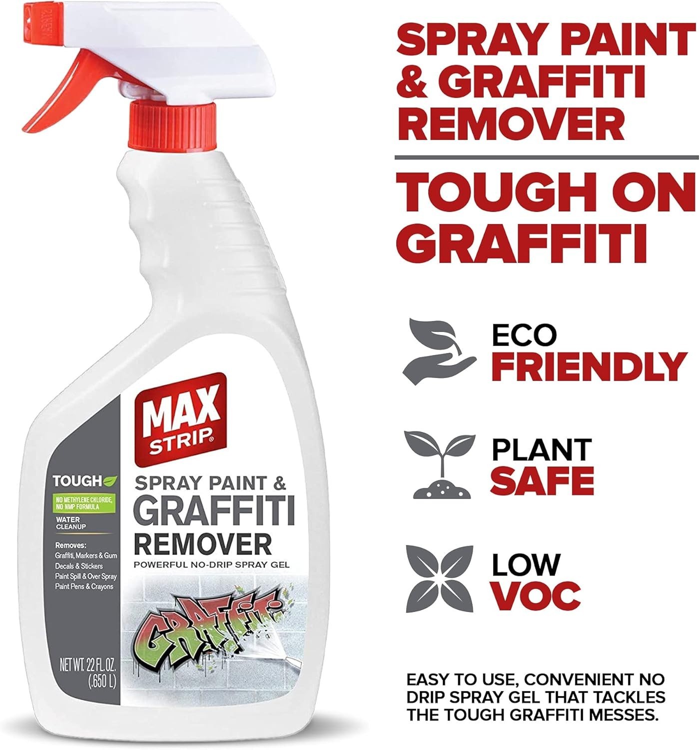 Fast-Acting 22 oz No-Drip Gel for Graffiti, Markers & More – Citrus Scent