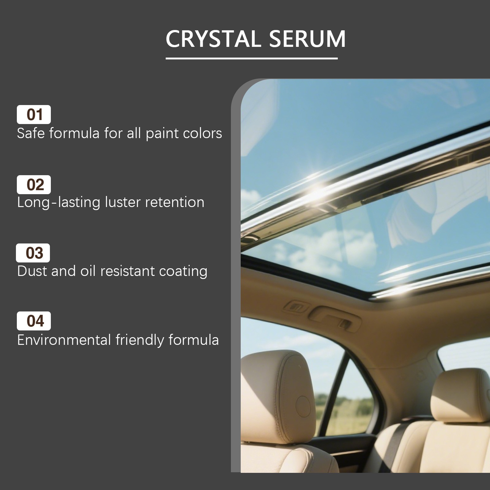 New PTZ Crystal Serum 100ML – Advanced Graphene Ceramic Coating For Cars US