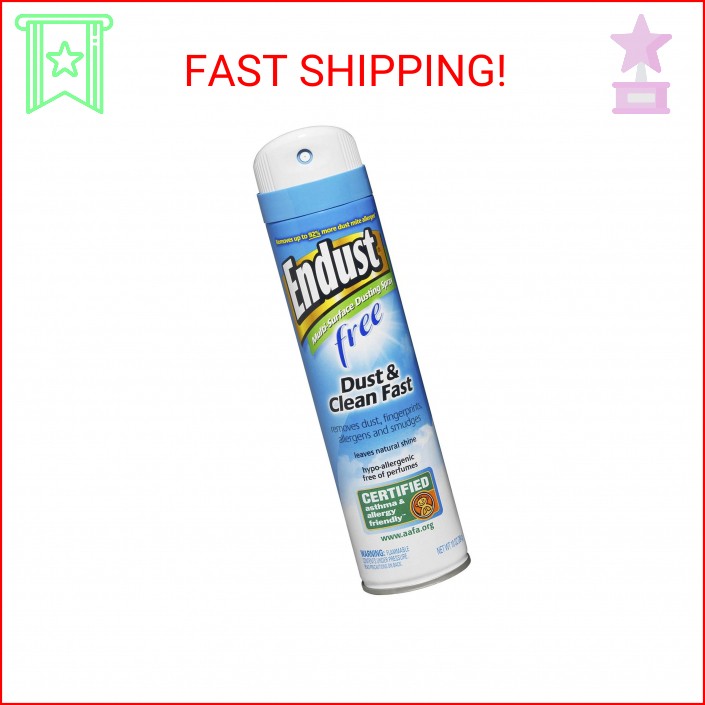 Endust Fragrance Free Hypo-Allergenic Dusting and Cleaning Spray, Hypo-allergeni