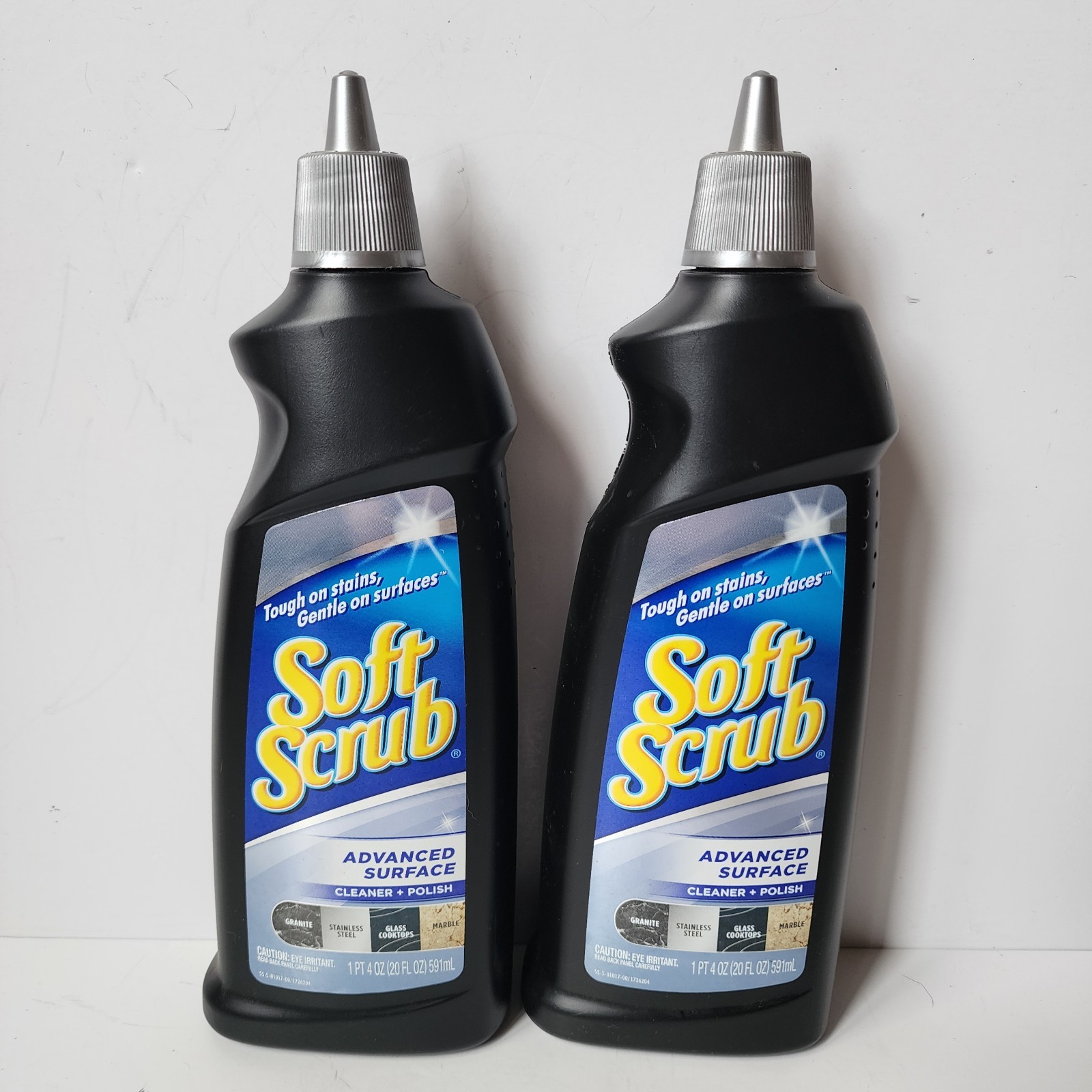 Soft Scrub Gel Advanced Surface Cleaner Polish 20 fl oz New Lot Of 2