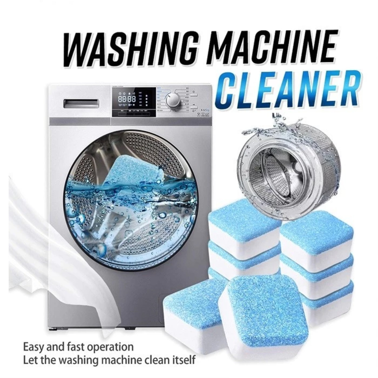 Washing Machine Cleaner Deep Clean Formula ( 12pcs) Free Shipping