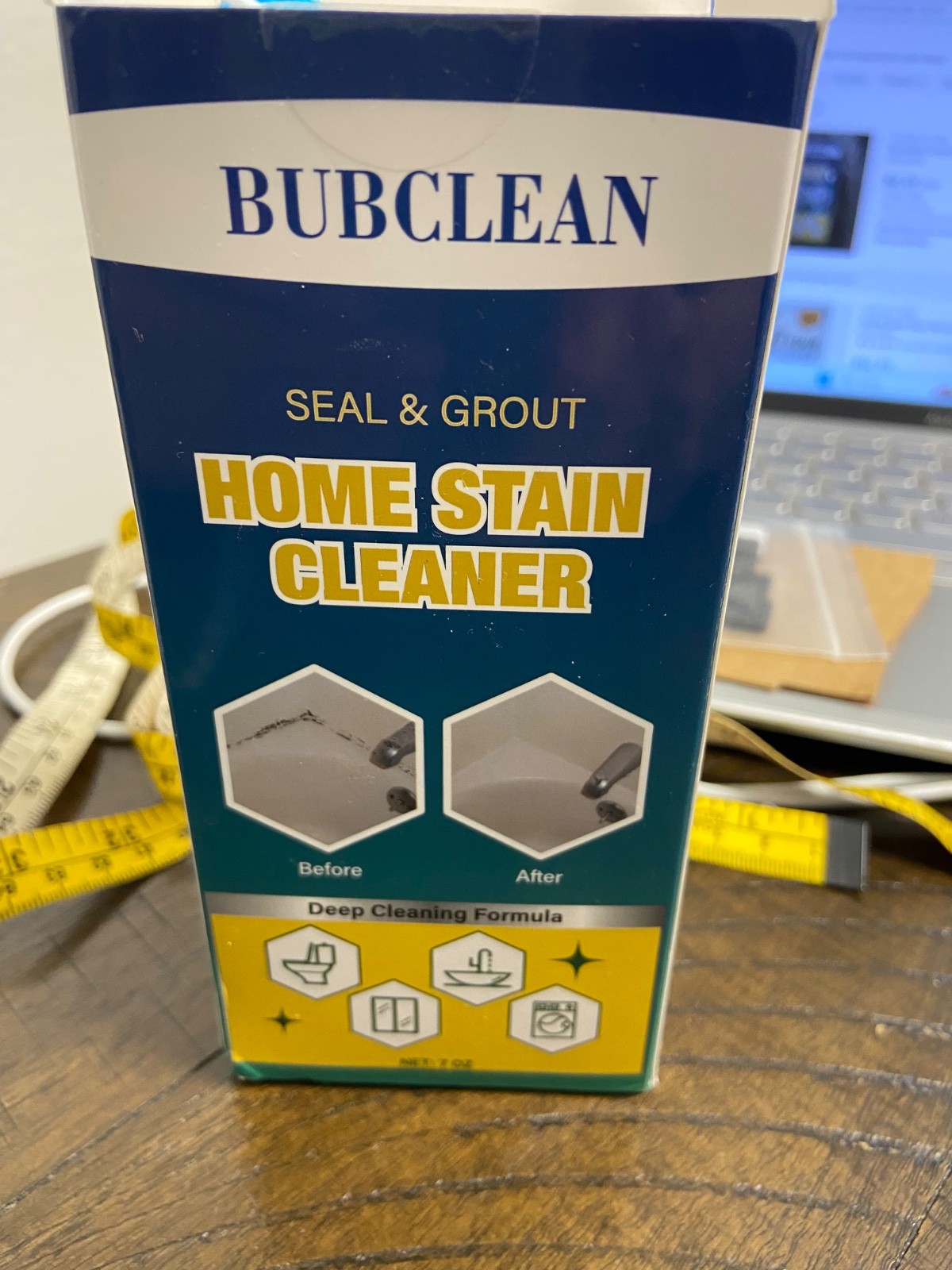 Bubclean AZQPOD Seal & Grout Home Stain Cleaner 7 oz