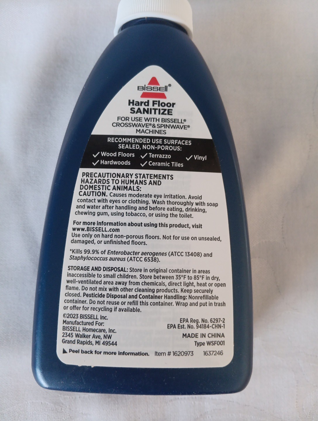 4 Bissell Crosswave Cleaner Bottles Pets Fresh Start Multi Surface Hard Floors