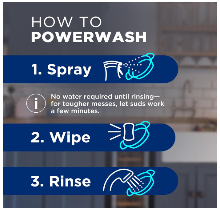 Dawn Powerwash Dish Spray Starter Kit + 3 Refills Fresh Scent 64 fl oz