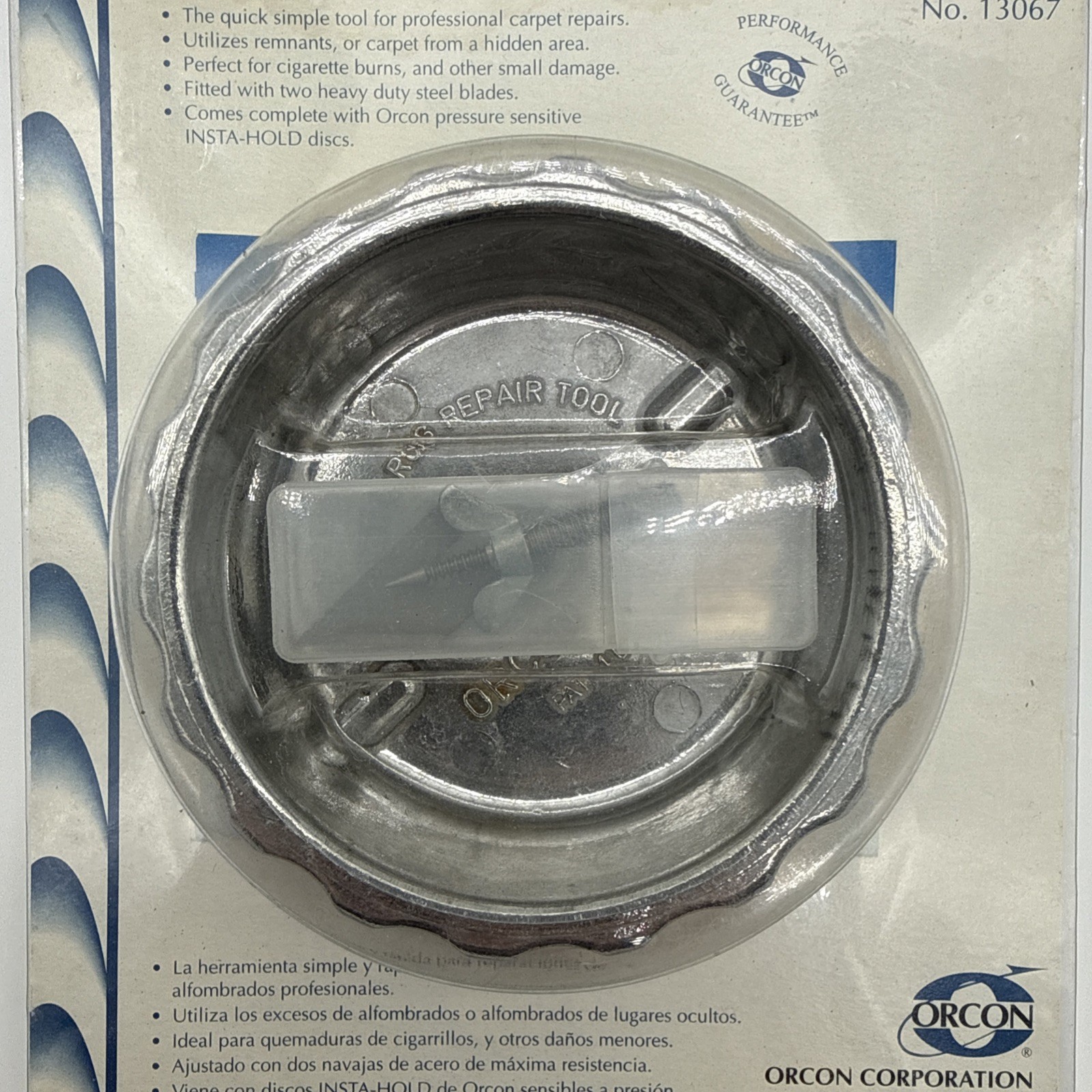 Orcon 3″ Diameter Professional Carpet Repair Kit 13067 with 6 Pressure Discs